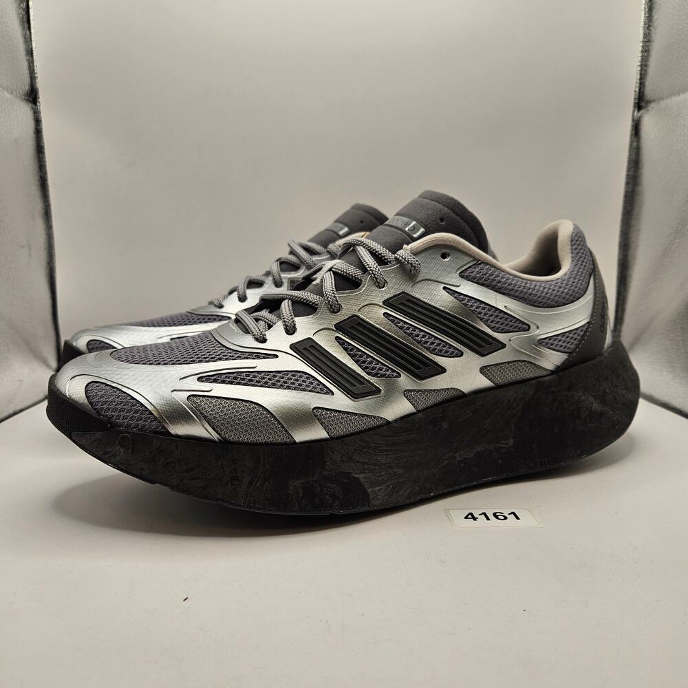 ADIDAS MEN'S 13 LIFESTYLE CASUAL SNEAKERS ADIZERO ARUKU SILVER METALLIC JS3712